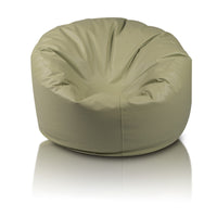 Island Pouf Poltrona Sacco Rotonda in Ecopelle