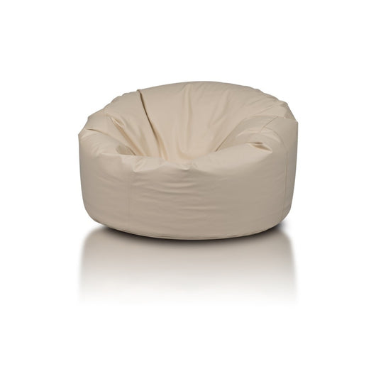Island Pouf Poltrona Sacco Rotonda in Ecopelle