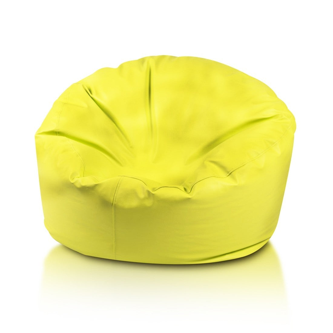 Island Pouf Poltrona Sacco Rotonda in Ecopelle