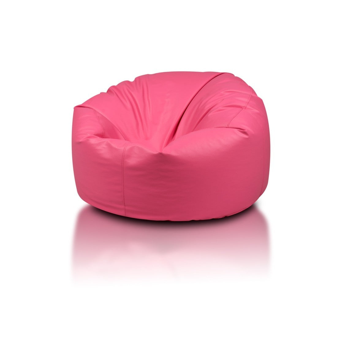 Island Pouf Poltrona Sacco Rotonda in Ecopelle