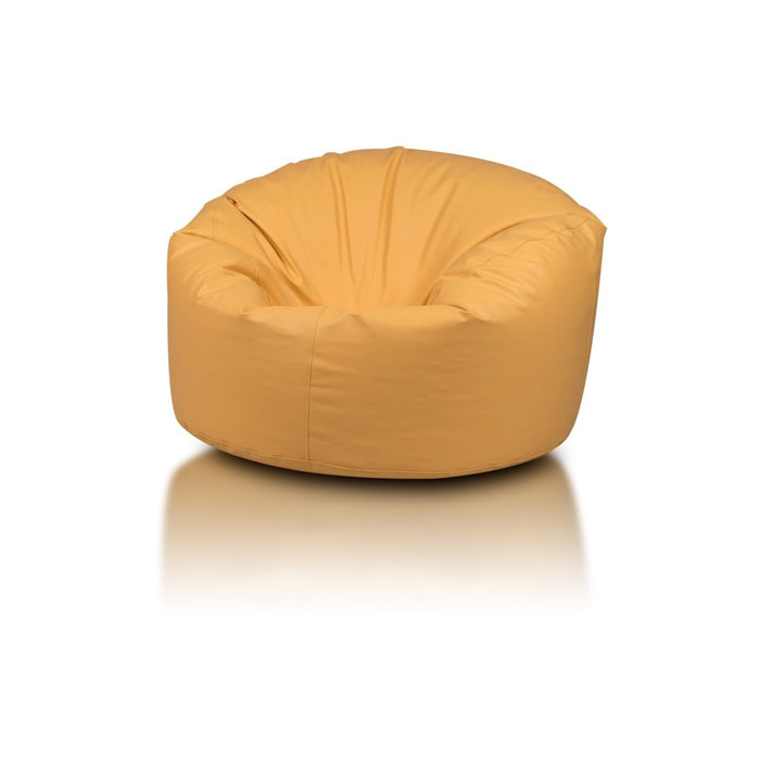 Island Pouf Poltrona Sacco Rotonda in Ecopelle