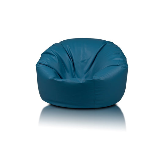 Island Pouf Poltrona Sacco Rotonda in Ecopelle