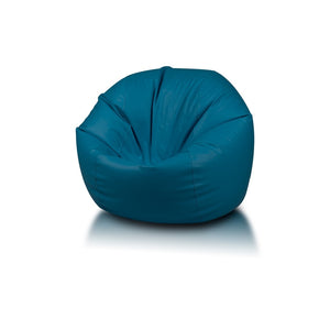 Island Pouf Poltrona Sacco Rotonda in Ecopelle