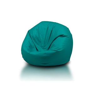 Island Pouf Poltrona Sacco Rotonda in Ecopelle