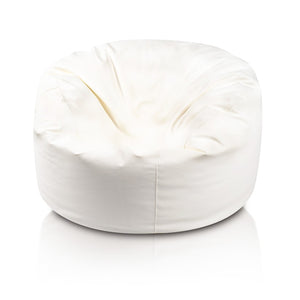 Island Pouf Poltrona Sacco Rotonda in Ecopelle