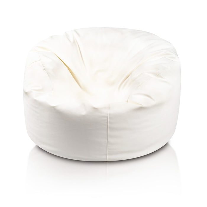 Island Pouf Poltrona Sacco Rotonda in Ecopelle