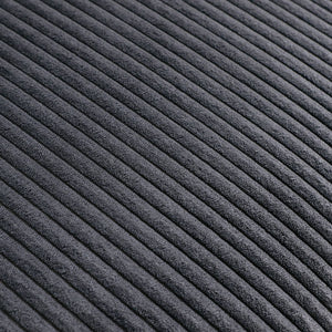 Divano letto 3 posti legno di eucalipto metallo e velluto a coste,