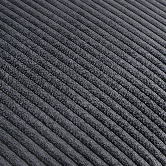 Divano letto 3 posti legno di eucalipto metallo e velluto a coste,