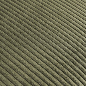 Divano letto 3 posti legno di eucalipto metallo e velluto a coste,