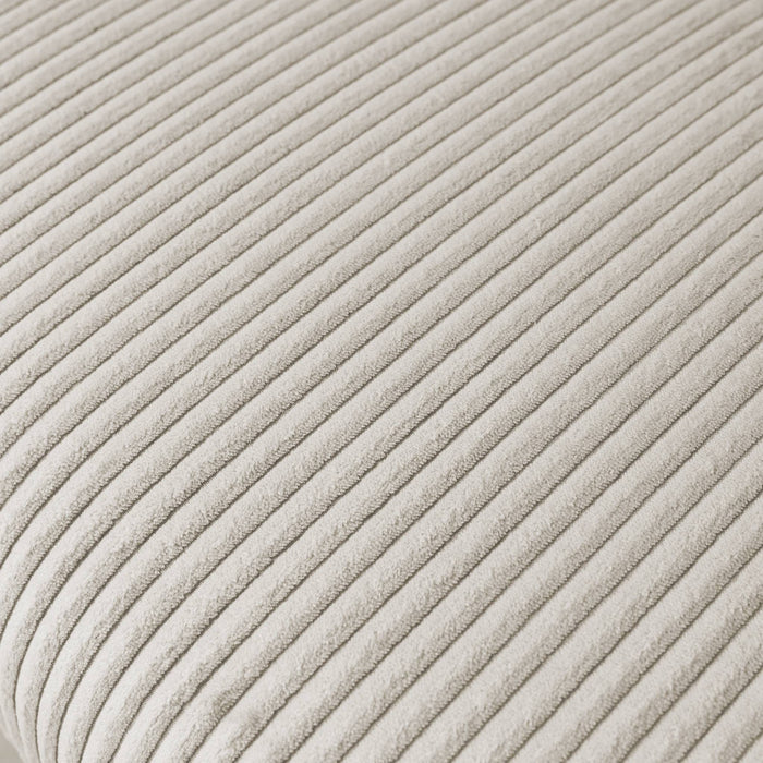 Divano letto 3 posti legno di eucalipto metallo e velluto a coste,