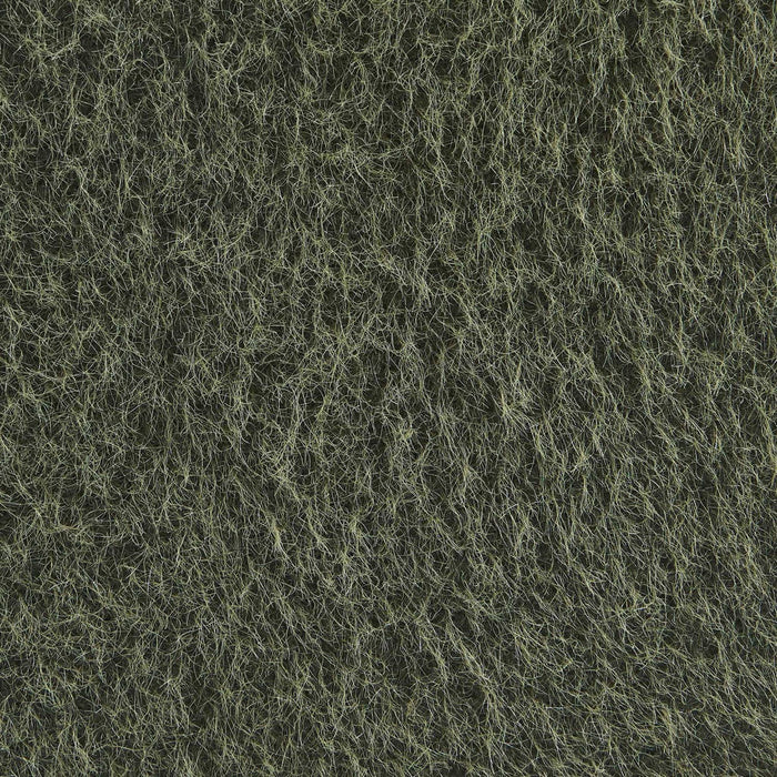 Poltrona senza braccioli tessuto effetto alpaca,1 posto, verde kaki