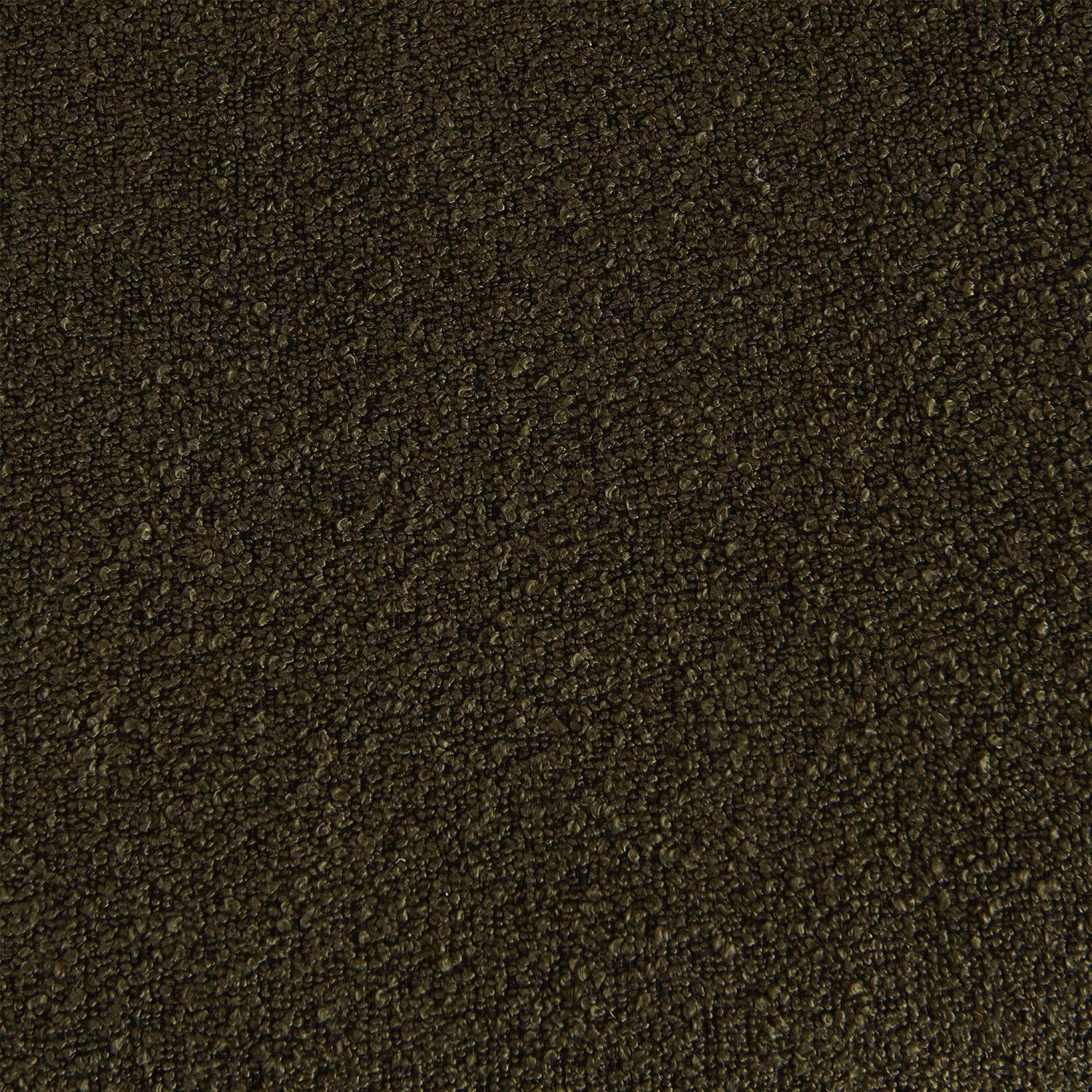 Divano modulare bouclé, 2 posti, kaki