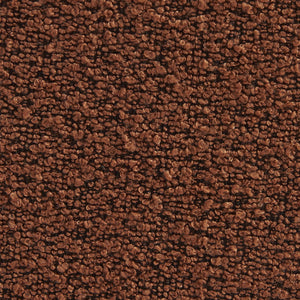 Set di 2 poltrone modulari 1 posto bouclé testurizzata, terracotta