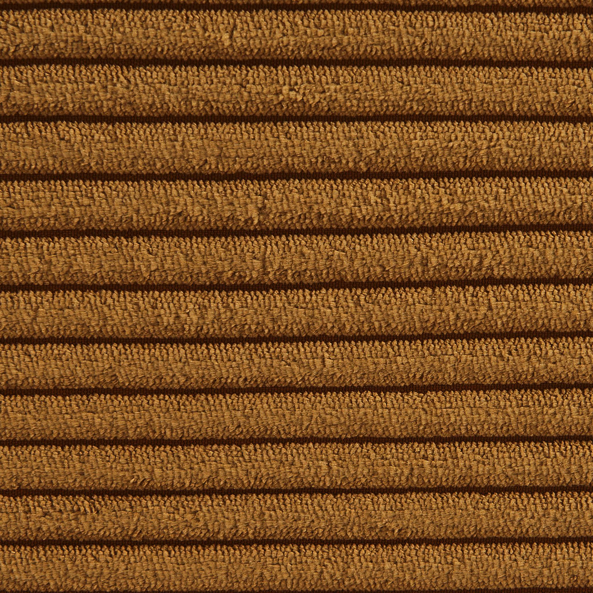 Poltrona senza braccioli in velluto a coste, 1 posto, mostarda