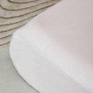 Divano modulare velluto, 3 posti, crema