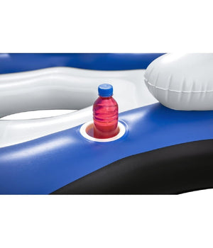 Isola Galleggiante Per 3 Persone 191x178 Cm Con Portabicchieri E Maniglie 43111         