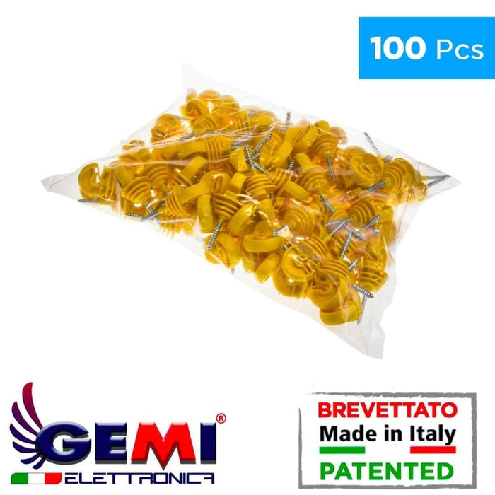 Isolatori Per Pali In Legno 100 Pz Per Recinto Elettrico Recinzioni Elettrificate Per Cinghiali Cavalli Galline Volpi