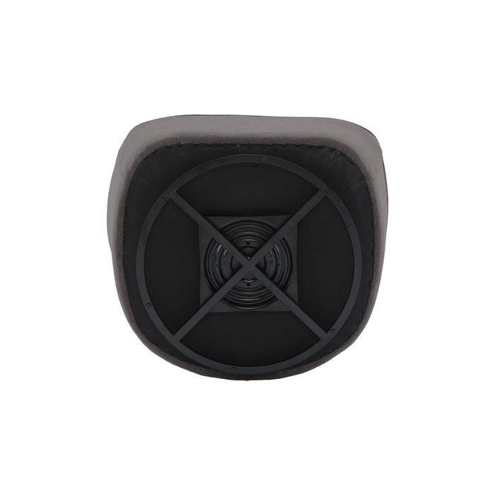 Poltrona girevole 360° bouclé, grigio