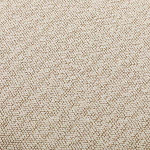 Pouf in tessuto con contenitore, bianco