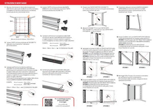Zanzariera a Rullo Riducibile Laterale SENZA GUIDA A TERRA 140 x 250 Bianco 9010