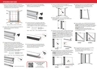 Zanzariera a Rullo Riducibile Laterale SENZA GUIDA A TERRA 160 x 250 Avorio 1013