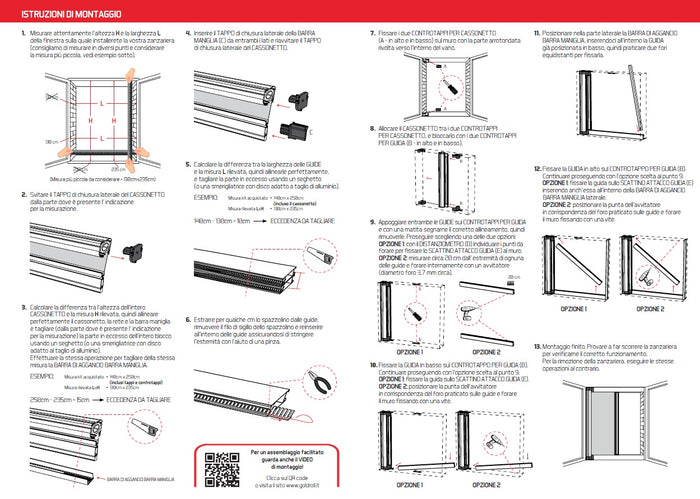 Zanzariera a Rullo Riducibile Laterale 160 x 250 Avorio 1013