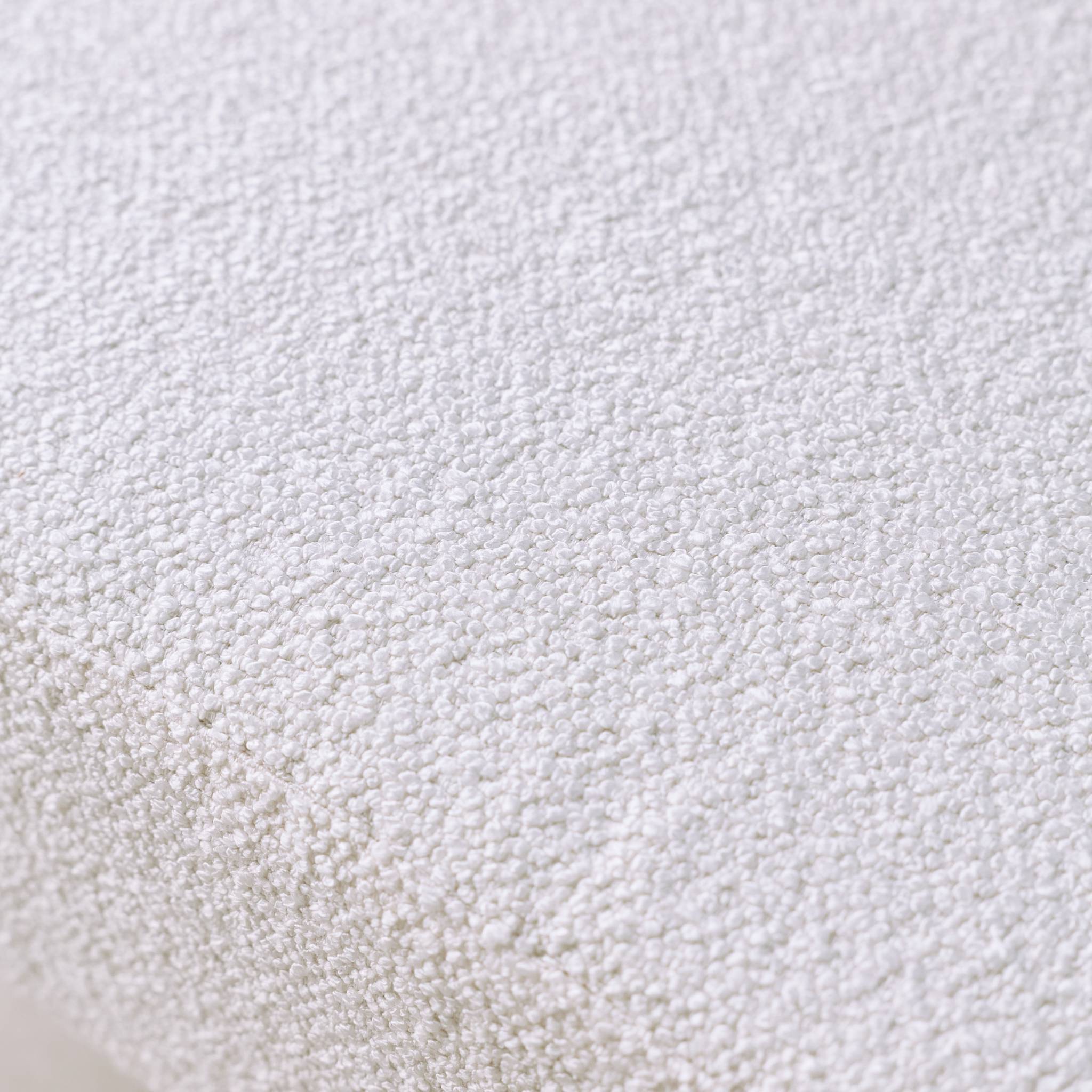 Divano letto convertibile 2 posti in legno di hevea e boucle