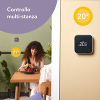Tado Termostato Intelligente Cablato X aggiuntivo, Controllo della temperatura, Wi-fi, Matter, Assistenti vocali google e alexa