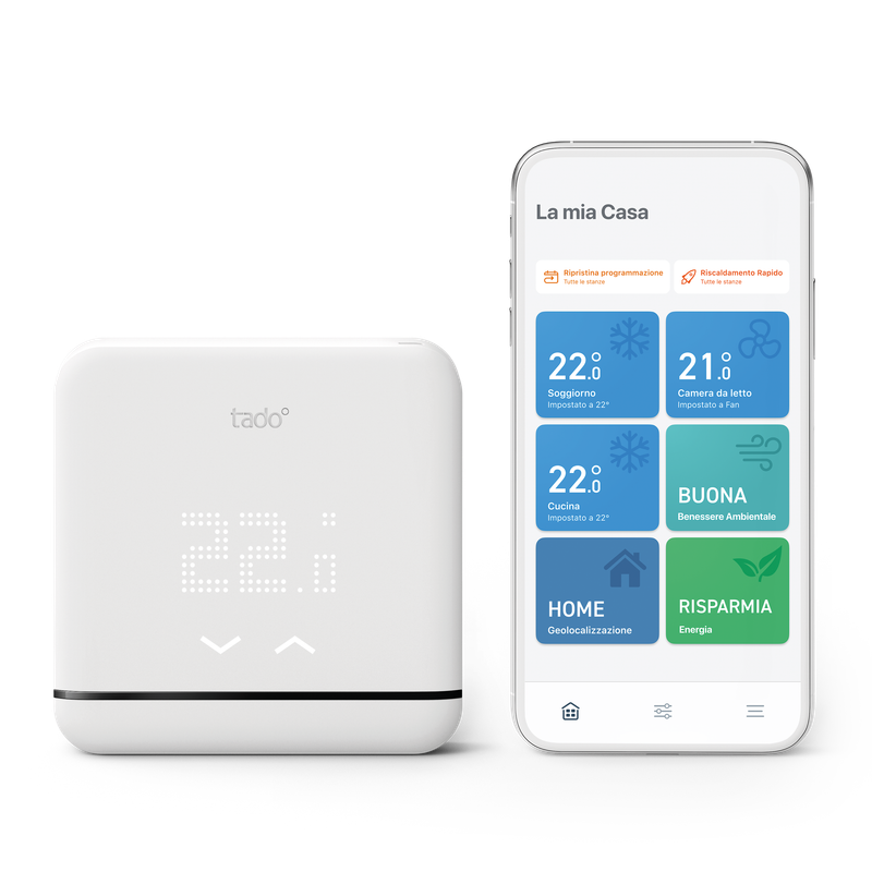 TADO¬∞ Controllo Climatizzazione Intelligente, Wifi, Gestione via app,  Compatibilit√† Google e Alexa