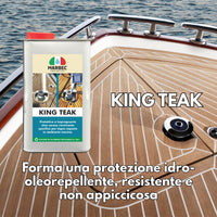 Impregnante per teak marino KING TEAK   1LTx6Pz