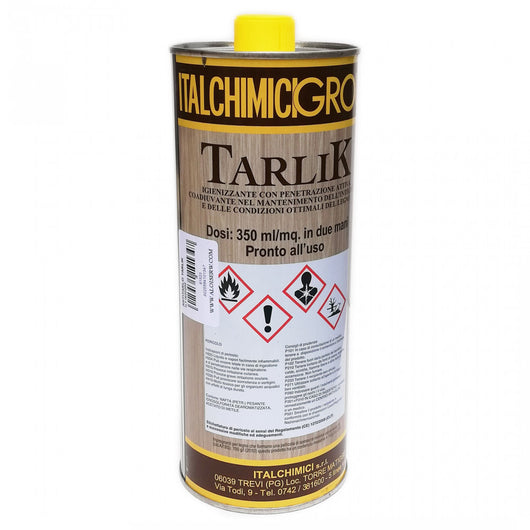 Italchimici tarlik 1lt antitarlo inodore protettivo trasparente per legno