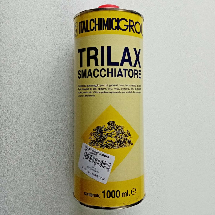 Italchimici trilax 1lt smacchiatore sgrasssatore base solvente per uso generale
