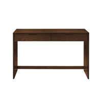 Consolle in legno 2 cassetti, 120cm, noce