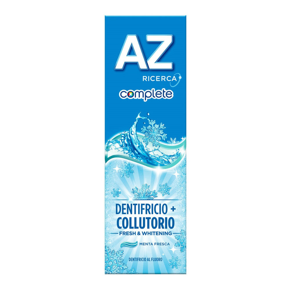 Dentifricio az ricerca complete con collutorio confezione da 75 millilitri