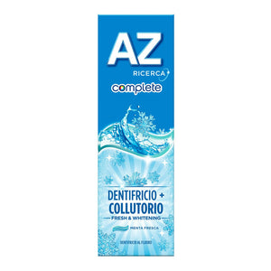 Dentifricio az ricerca complete con collutorio confezione da 75 millilitri