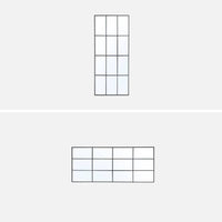 Specchio rettangolare industriale acciaio, nero