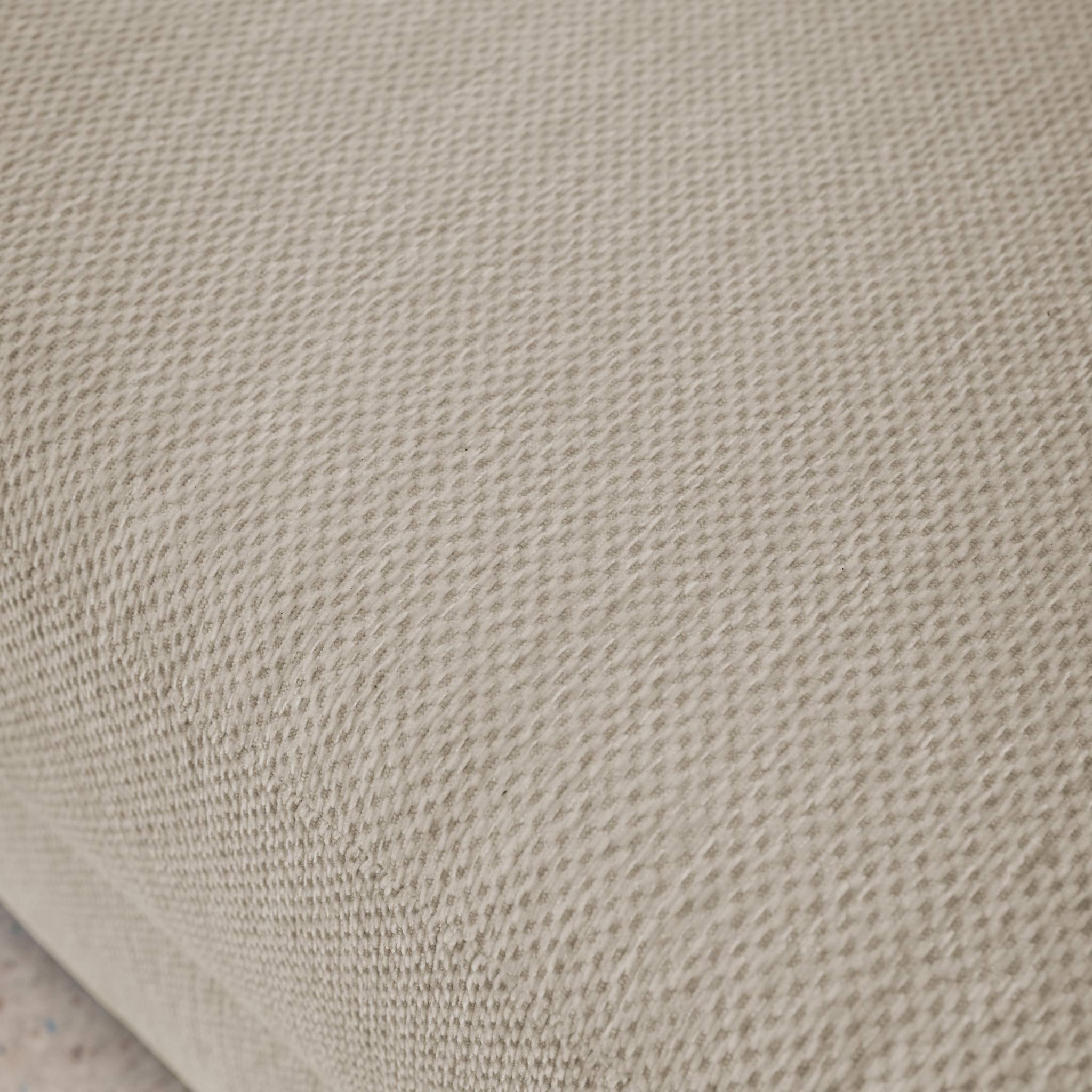 Divano letto in tessuto ciniglia, 2 posti, grigio chiaro