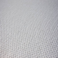 Divano letto in tessuto ciniglia, 2 posti, bianco