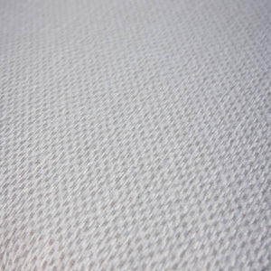 Divano letto in tessuto ciniglia, 2 posti, bianco