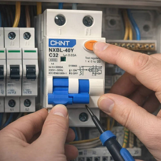 Chint 519865 interruttore magnetotermico differenziale nxbl-40y 1p+n c 32a