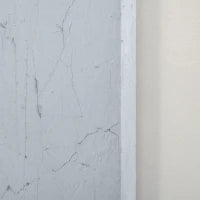 Stampa su Tela 120x90cm per Casa e Ufficio, Tela in Legno di Pino e Inchiostro in Resina Poliuretanica, Grigia e Bianca