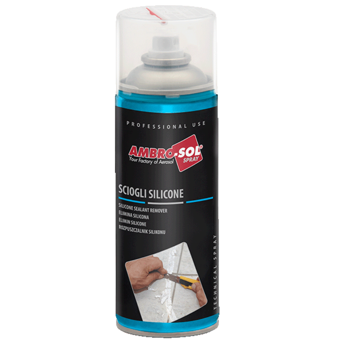 Bomboletta spray sciogli silicone fresco e indurito 400 ml