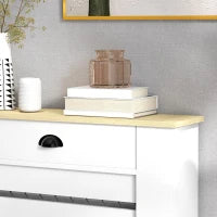 Copritermosifone in MDF con Cassetto 78x19x95,5 cm Bianco