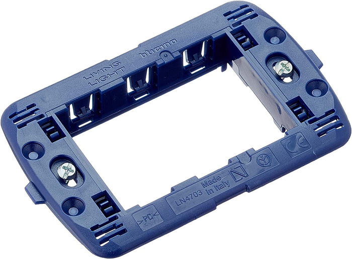 Supporto 3 moduli light living bticino 10 pezzi