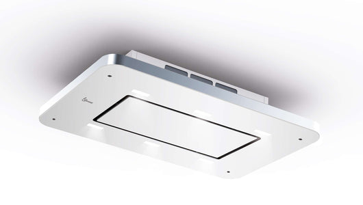 Cappa a soffitto STIVIA FREE cm 90 - Inox, Bianco - 900 m3/h