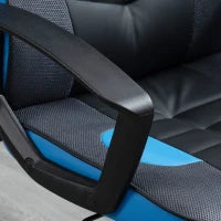 Sedia da Gaming Poltrona da Ufficio Girevole con Rotelle in Similpelle