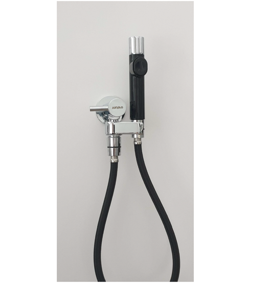 Idroscopino Arvag Saturno Jet Galax in ottone nero opaco J7780