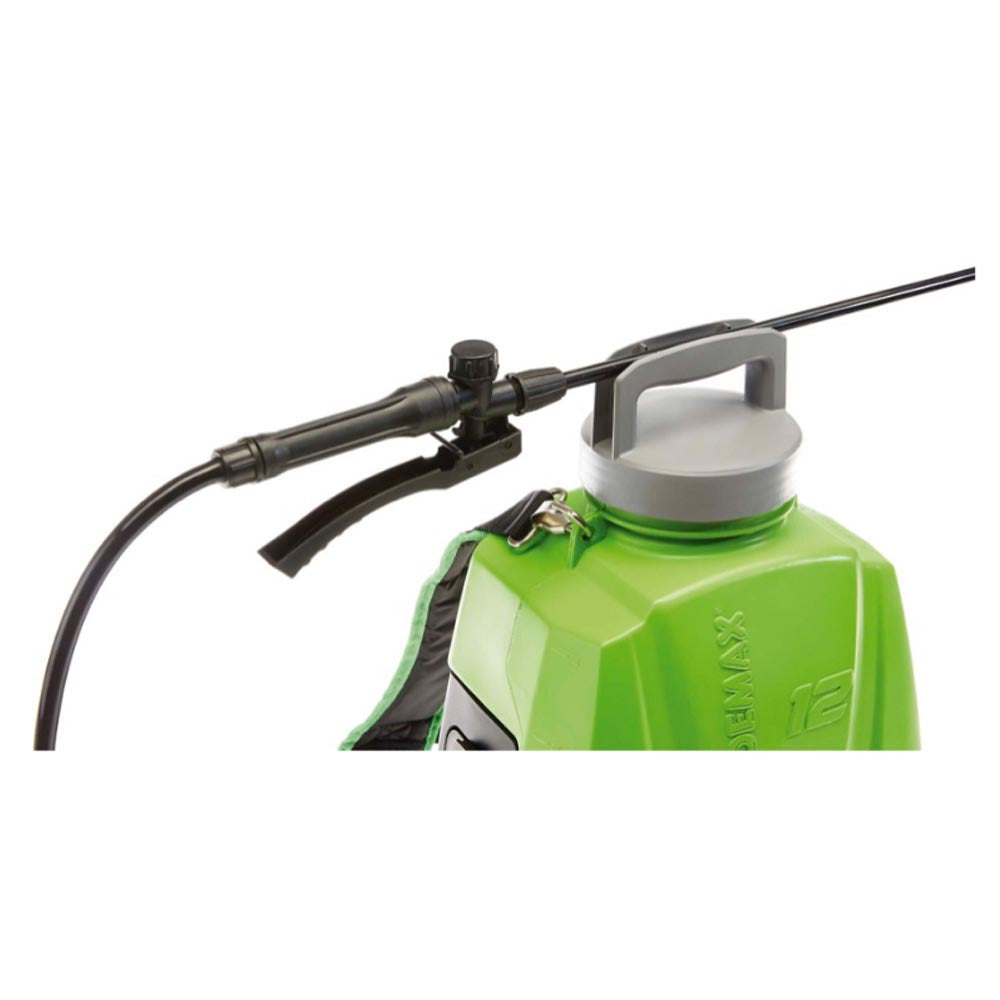 Pompa a zaino elettrica 12 litri futura verdemax giardinaggio agricoltura