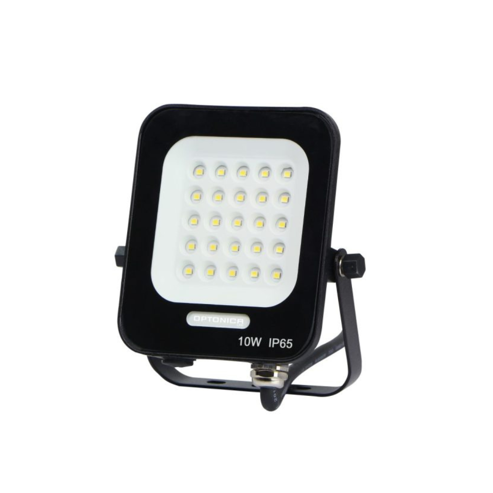 Proiettore led luce verde potenza 10 watt alluminio colore nero ip65 800 lumen