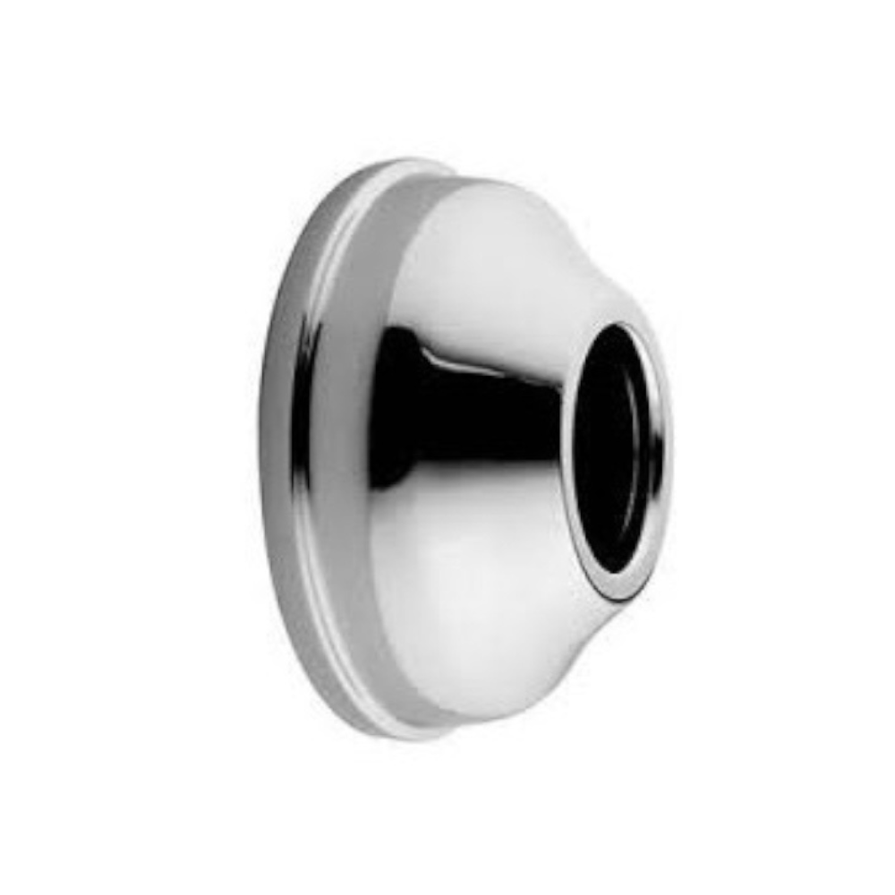 Rosone sagomato ottone cromato 75 mm *** misura Ø32, confezione 1